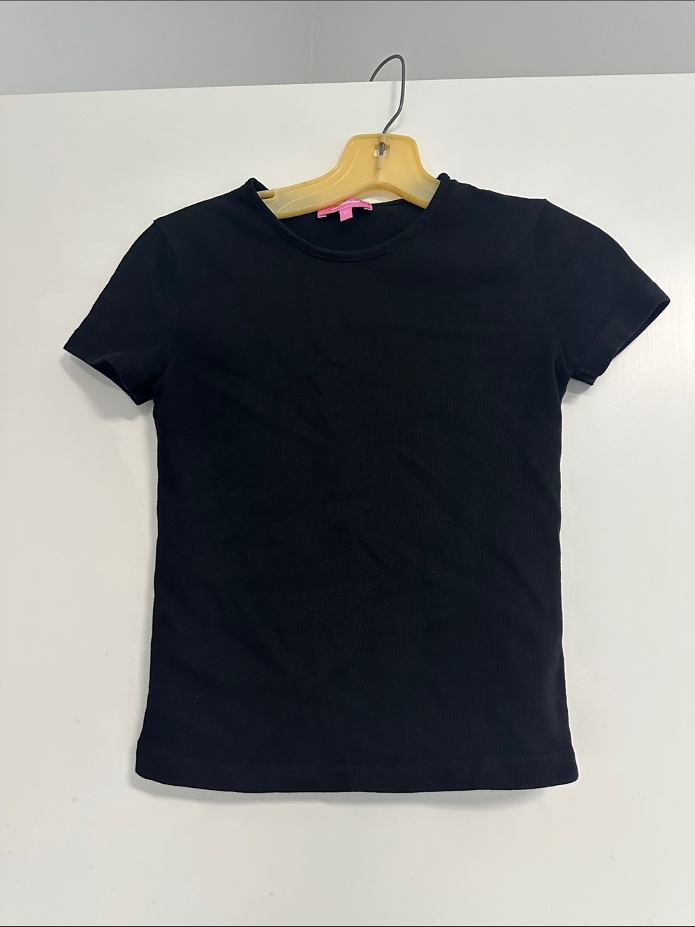 Classic Black Crewneck Short Sleeve Tee - Edikted XS